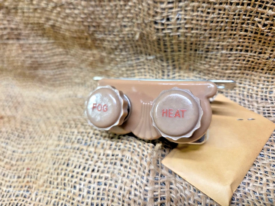 NOS Vintage Original Ark-Les Accessory GANG Switch FOG Light HEAT GM Chevy Ford Foto 4 de 4