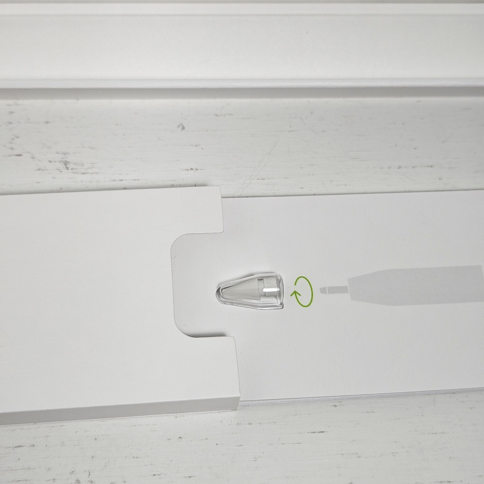 как выглядит Apple Pencil Model A1603 White Tested Working Stylus Drawing Art Work Signing фото