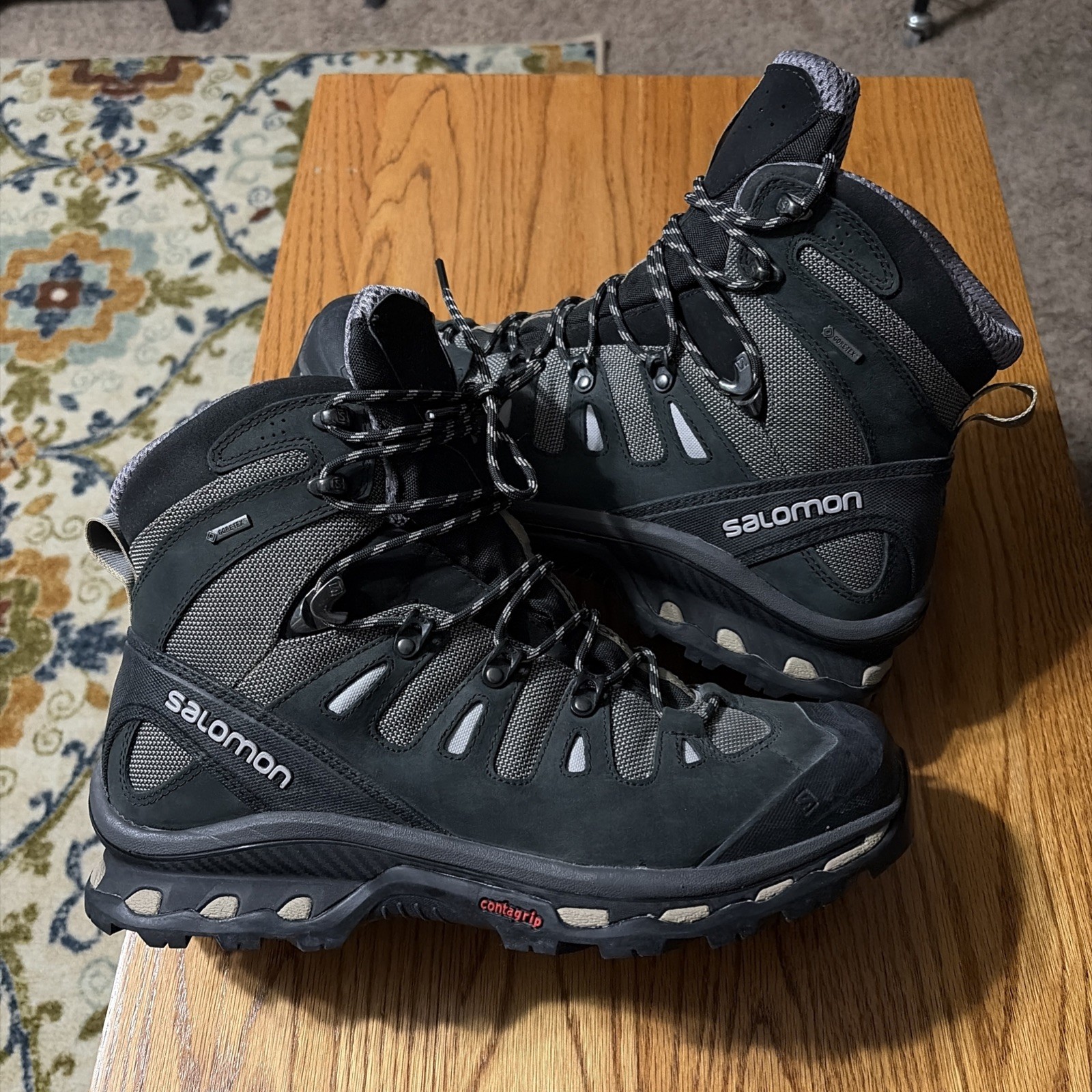 &rsquo;s Size 11 Grey Black Gore-tex Hiking Boots No Box
