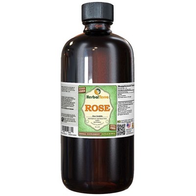 Rose (Rosa Centifolia) Tincture, Dried Petals Liquid Extract