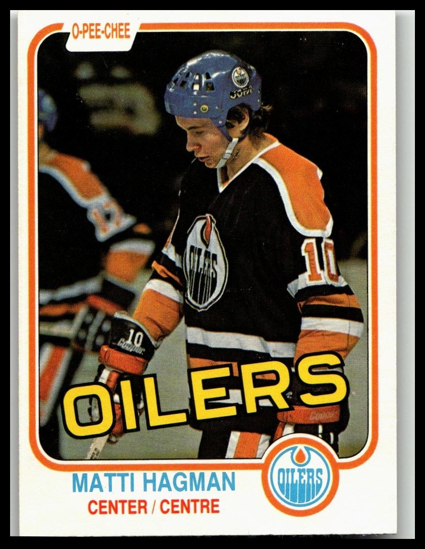 Matti Hagman #113 Hockey Cards 1981 O-Pee-Chee trading card — raw and PSA graded price guide