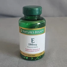 Nature’s Bounty Vitamin E 180mg 120 Softgels⭐️Immune Support EXP. 06/2027