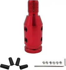 Gear Shift Knob Adapter M121.25 Aluminum Alloy Shifter Knob Adapt Color Red