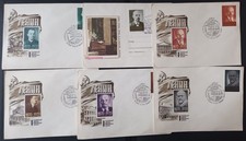 RUSSIA. 1970. LENIN. 100° ANNIVERSARIO DEL SUO COMPLEANNO. 6 FDC. LOTTO IN GERMANIA