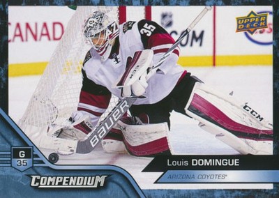 2016-17 Upper Deck Compendium Blue #16 LOUIS DOMINGUE - Arizona Coyotes