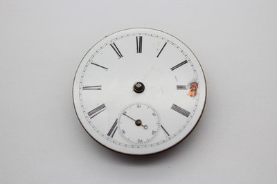 Englische Taschenuhr Werk Pocket Watch Movement for Part Repair not working