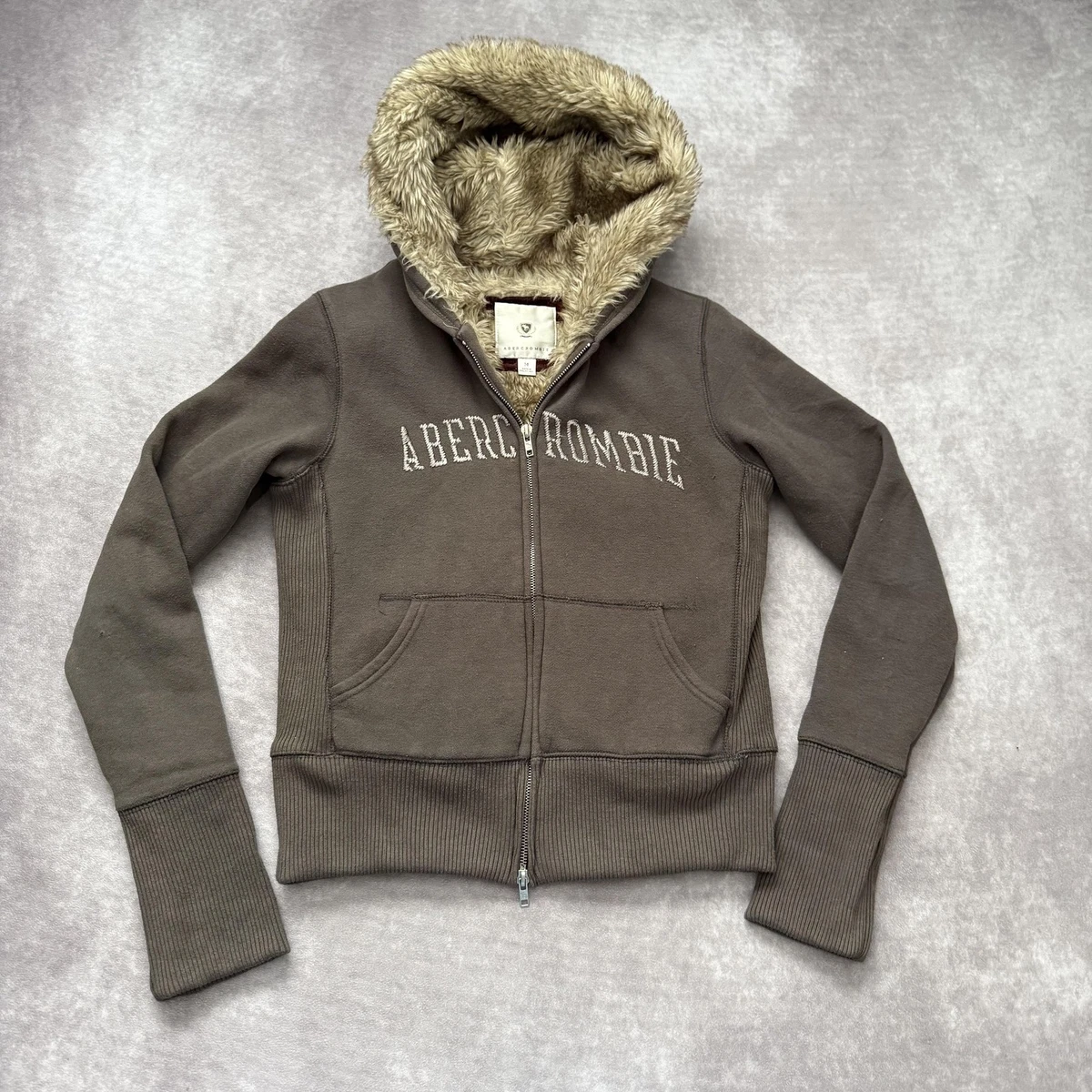 abercrombie fur lined hoodie products for sale | eBay