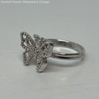 Sarah Coventry Silver Tone Butterfly Ring, 3.3g — photo 5