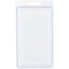 Collecting Warehouse Clear Plastic Clamshell Container, 5.063" x 2.813" x 2.125"