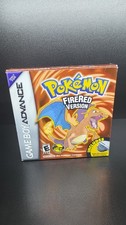 Pokemon Fire Red CIB authentic Poster, Inserts And Wireless Adapter Included