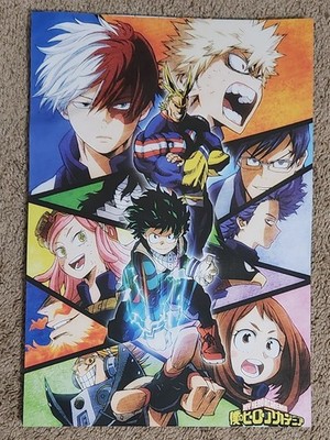 My Hero Academia Anime TV Series Poster/Print Character Montage 11x17 Inches NEW