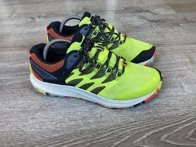Merrell Mens Nova 3 Size 9 Gore-Tex Hi Viz Yellow Trail Shoes Hiking J067589 Run
