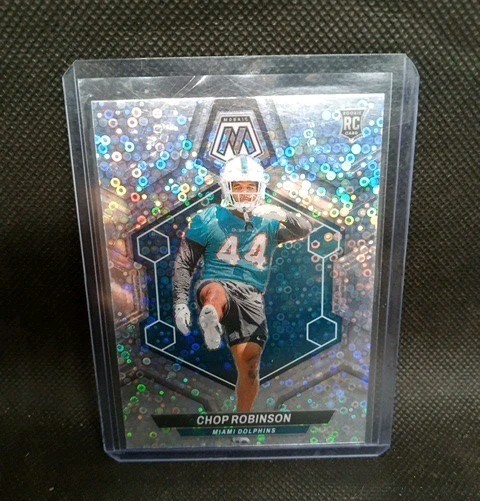 Chop Robinson Silver Disco 2024 Panini Mosaic - Rookies Mosaic Prizm #321 (RC)