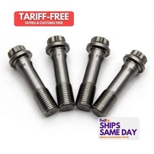 Manley 42383-4, Set of 4 Natural Chromoly 3/8 8740 Rod Bolts Performance Parts