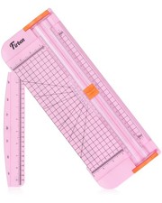 A4 Paper Cutter 12 Inch Titanium Straight Paper Trimmer with Side Ruler for S...