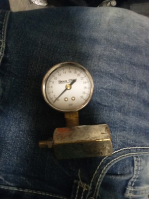 #ad #ad Sioux Chief 2 Inches in. Polycarbonate Pressure Gauge 30 psi $20.00
