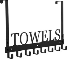 over the Door Hooks, Towel Rack for Bathroom Towel Holder for Hanging Heavy Duty