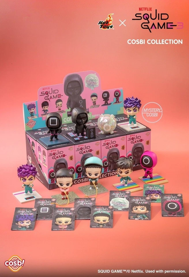 Hot Toys x Netflix CBX299 SQUID GAME 3 (Series 2) Cosbi Full box (Case of 8pcs.) - Image 4 of 4
