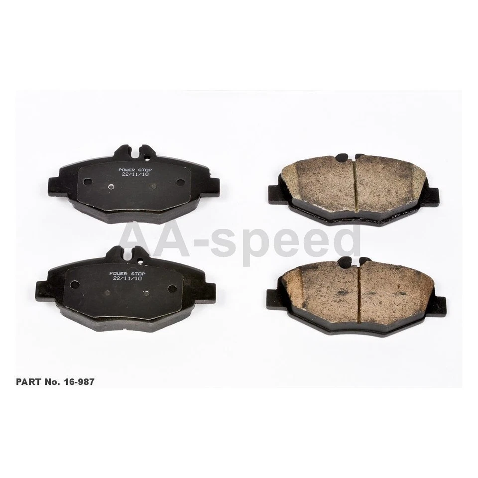 Pastillas de freno y rotores delanteros traseros para Mercedes-Benz E350 2006 Power Stop C-Tek Foto 2 de 4