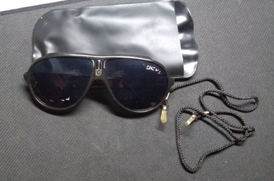 Ultra Vision Aviator Sunglasses UV95 \'80s Vintage Black Frame With Case Ray Ban B&L Vintage Aviator Sunglasses 80 main image 4