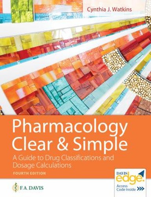 #ad Pharmacology Clear and Simple : A Guide to Drug Classifications a $17.50