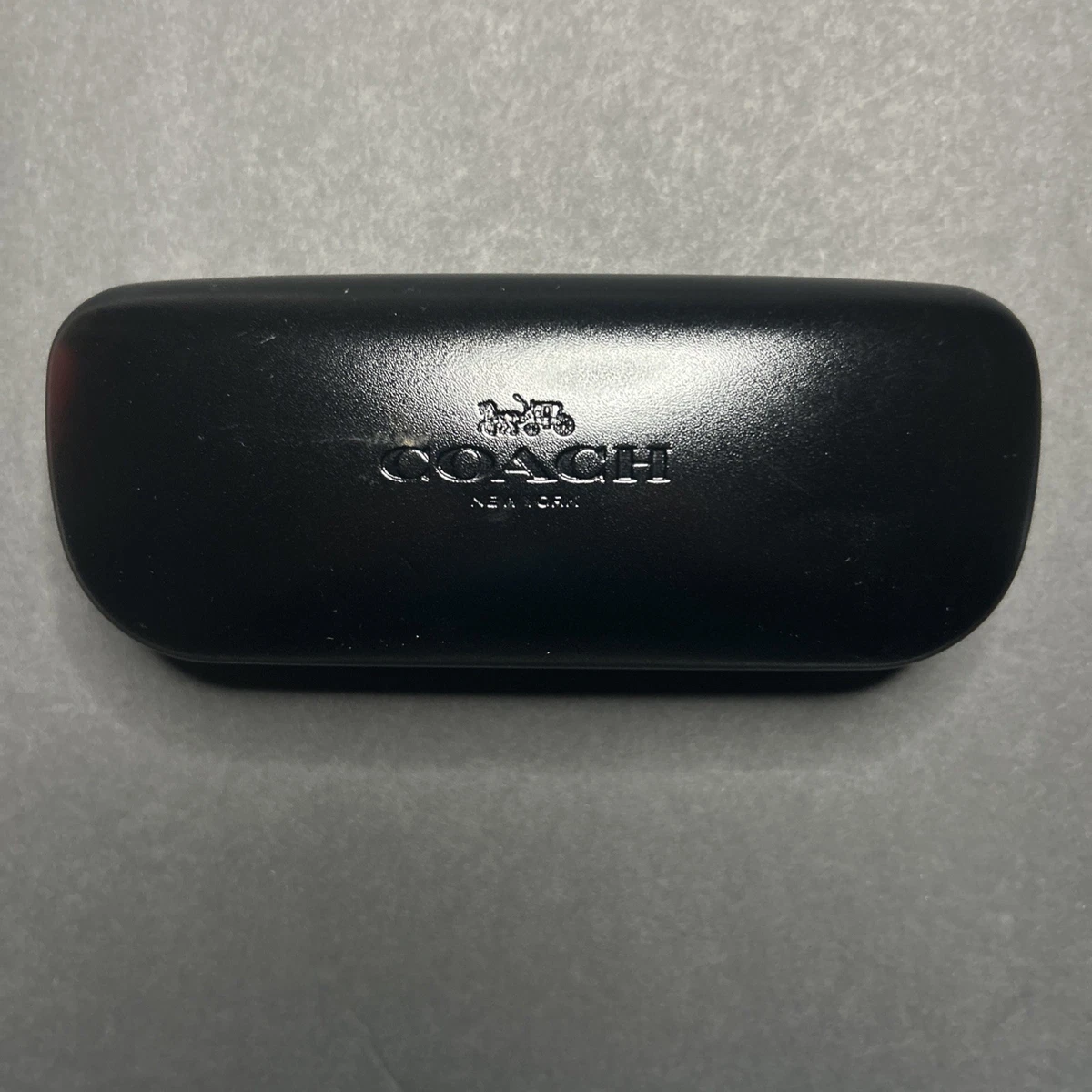 COACH Black Leather Eyewear CASE ONLY Coach Leather Unisex Eyeglass Cases & Storage for sale | eBay main image 2