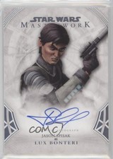 2018 Topps Star Wars Masterwork Auto Jason Spisak as Lux Bonteri #A-JSP Auto 5oq