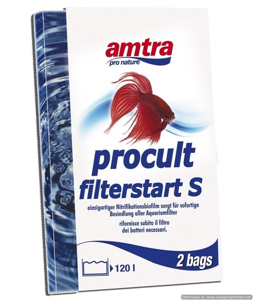 Set 10 Pezzi Amtra Procult Filterstart S Attivatore Batterico Per Acquari Che Av-image
