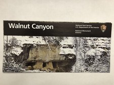 2026 Walnut Canyon National Monument Park Unigrid Brochure Map NEWEST Arizona