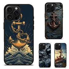 Flexible Cases intricately anchor beach For Apple iPhone Motorola Samsung Galaxy