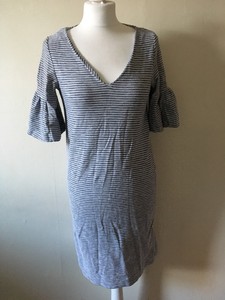 h and m striped dress