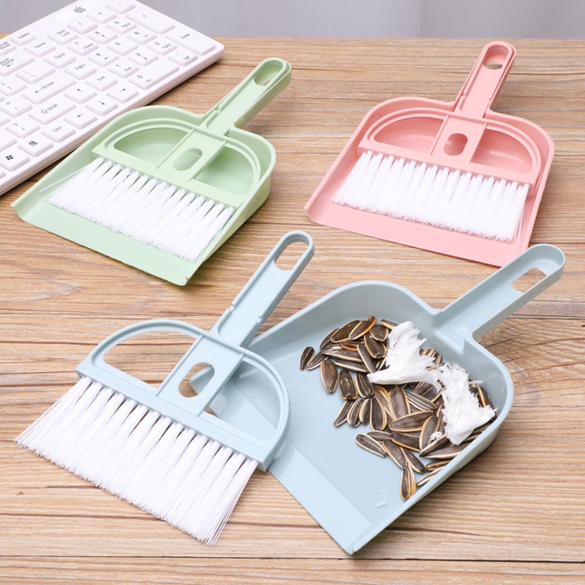 Table Brush Mini Broom Hand Dustpan And Brushes Set Portable 