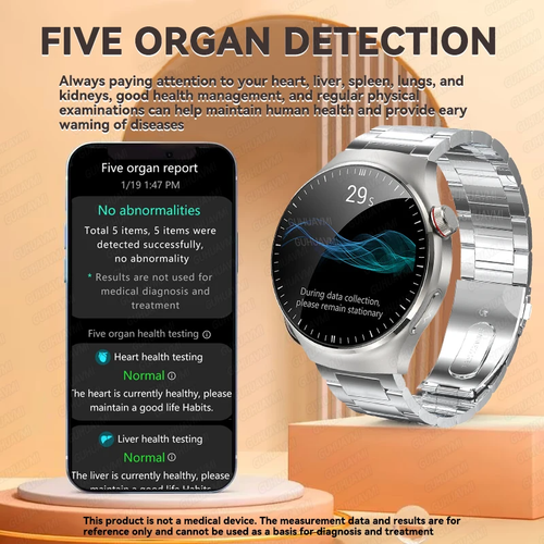 Medical Grade Blood Fat Smartwatches ECG+PPG Blood Pressure Health Monitoring - 第 5/19 張圖片