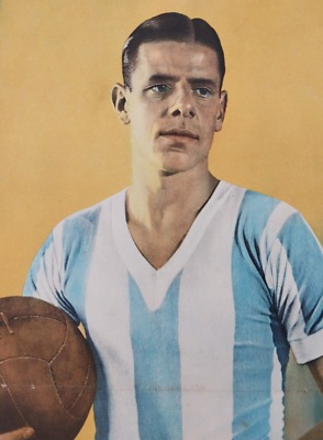 Antonio Sastre Argentina Football Team Poster 1937 Rare with 1st