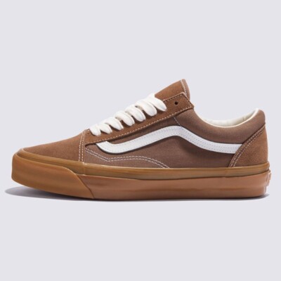 VANS Premium Old Skool VN000D560E0 Gum Sepia Brown Mens Womens US