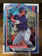 2024 Bowman Sapphire #BCP-20 Antonio Anderson Chrome Prospect Boston Red Sox