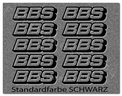 BBS 10 Aufkleber Auto Styling Tuning Felgen Logo Racing Farbwahl B001