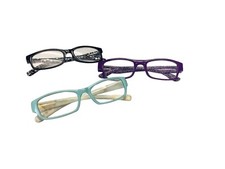 Reading Glasses 2.50 Colorful Lightly Worn Colorful Design Lot of 3