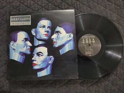 KRAFTWERK Electric Cafe 1986 33 Rpm LP Vinyl Record Warner Brothers Techno 