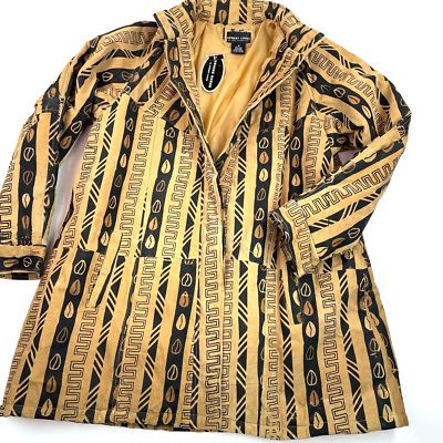 Vintage Suede Jacket Womens Medium Coat Long African Tribal Vintage Suede Jacket Womens Medium Coat Long African Tribal