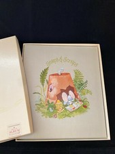 Vintage Hallmark Expandable Photo Album Scrapbook Cute Mouse Snaps  Scraps Book