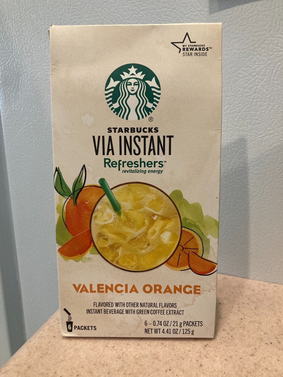 Starbucks Via Refreshers Valencia Orange- discontinued | eBay