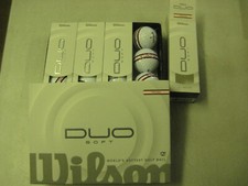 2 dozen BRAND NEW 2025 Wilson Staff Duo Soft White TRK 360 red/black