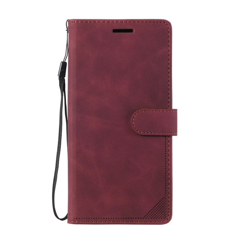 Delgada Funda Cartera de Cuero Tarjeta Abatible Cubierta para Xiaomi Redmi Note11s 10s 9s 8 7 Pro Foto 4 de 4
