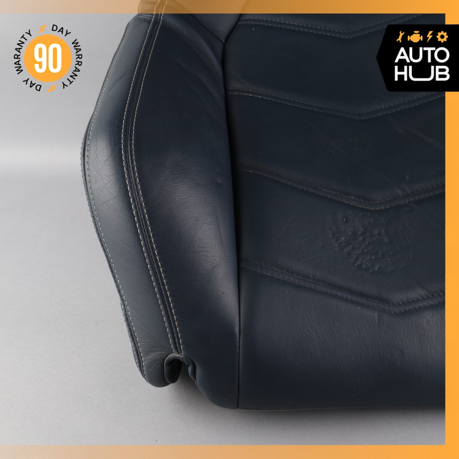 13-19 Maserati GranTurismo M145 Sport Front Left Top Upper Seat Cushion Blue OEM