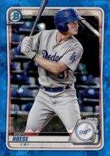 2020 BOWMAN CHROME PROSPECT SAPPHIRE LOS ANGELES DODGERS - KODY HOESE #BCP-4