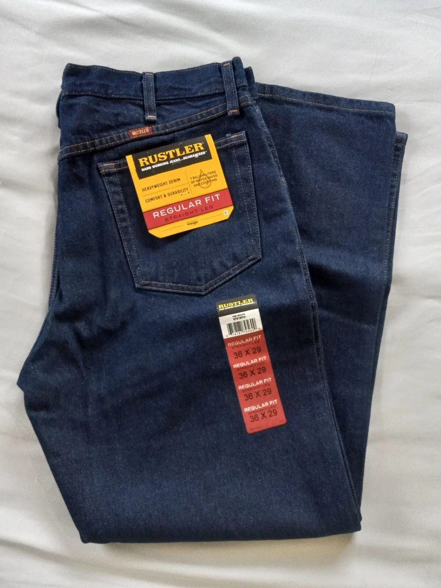 Men's rustler boot cut jeans clearance