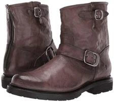 NEW IN BOX $458 WOMENS FRYE VANESSA 6 SHEARLING BOOTS CEMENT SZ 6.5 Model 70958