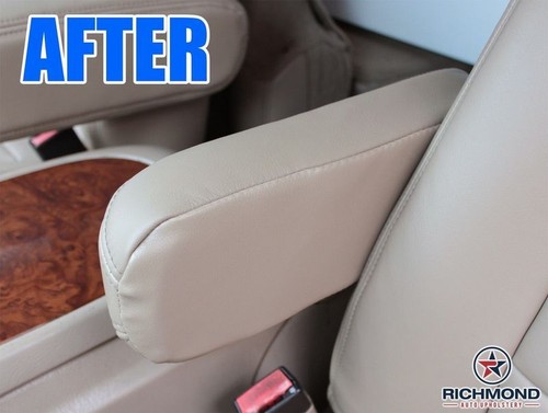 Ford Excursion XLT 2000 5,4 L 6,8 L - lateral de cuero para pasajeros cubierta reposabrazos bronceada - Imagen 12 de 12