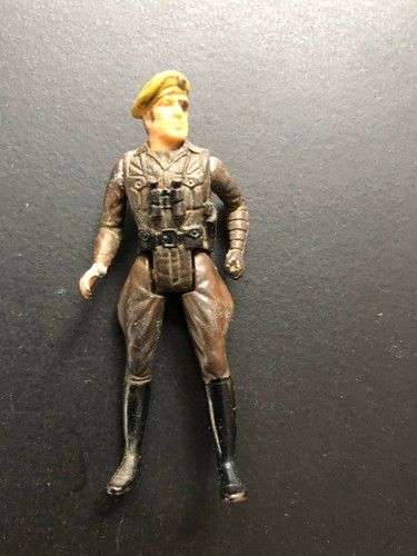 Old Vintage 1981 MEGO Corp. Metal Soldier Action Figure Lead